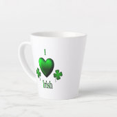 I Heart Irish Milchtasse (Linke Ecke)