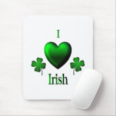 I Heart Irish Mousepad (Mit Mouse)