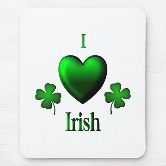 I Heart Irish Mousepad (Vorne)