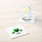 I Heart Irish Rechteckiger Pappuntersetzer (Vor Ort)