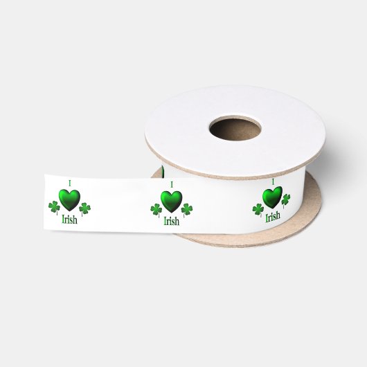I Heart Irish Satinband (Spule)
