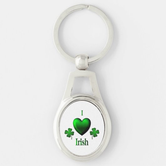 I Heart Irish Schlüsselanhänger (Vorderseite)