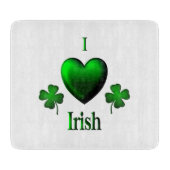 I Heart Irish Schneidebrett (Vorderseite)