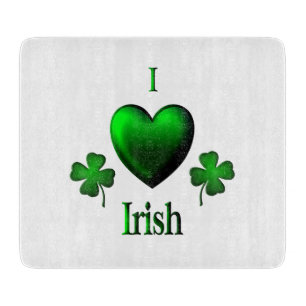 I Heart Irish Schneidebrett