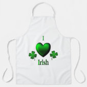 I Heart Irish Schürze (Vorderseite)