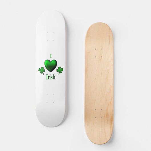 I Heart Irish Skateboard (Vorderseite)
