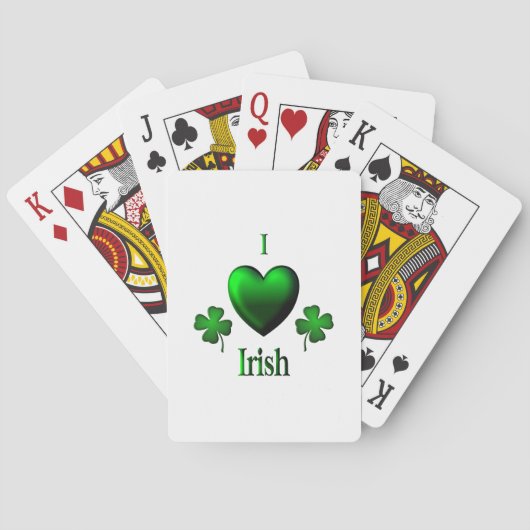 I Heart Irish Spielkarten (Rückseite)