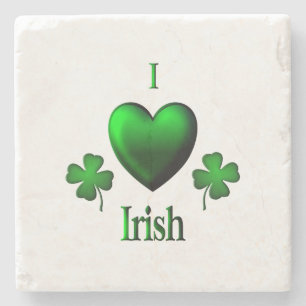I Heart Irish Steinuntersetzer