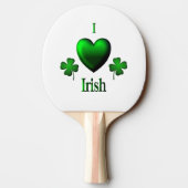 I Heart Irish Tischtennis Schläger (Rückseite)