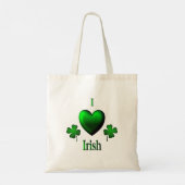 I Heart Irish Tragetasche (Rückseite)