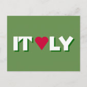 I Heart Italy Postcard Postkarte (Vorderseite)