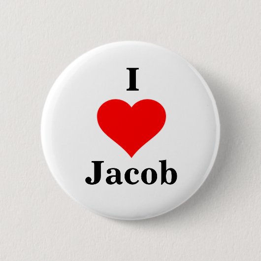 I Heart Jacob Button (Vorderseite)