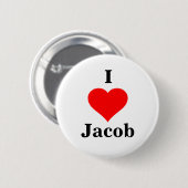 I Heart Jacob Button (Vorne & Hinten)