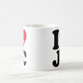 I Heart JC Kaffeetasse (Mittel)