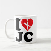 I Heart JC Kaffeetasse (Links)