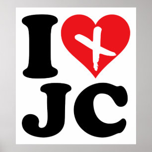 I Heart JC Poster