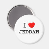 I Heart JEDDAH Magnet (Vorderseite/Rückseite)