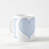 I Heart Jellyfish Kaffeetasse (Vorderseite Links)