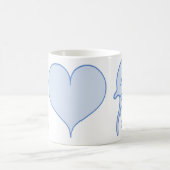I Heart Jellyfish Kaffeetasse (Mittel)