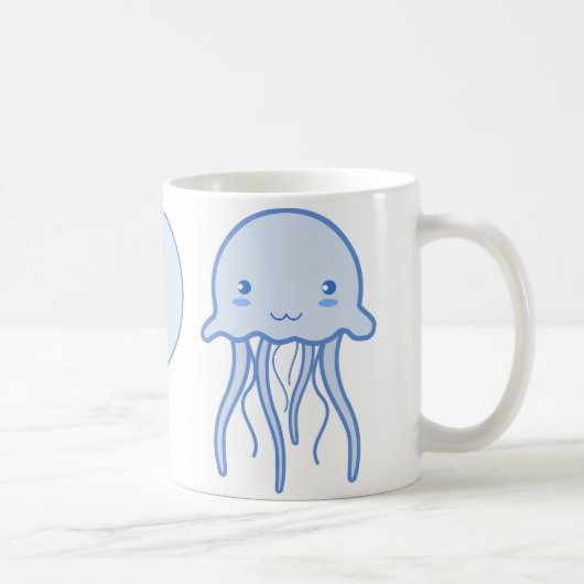 I Heart Jellyfish Kaffeetasse (Rechts)