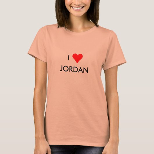i heart jordan T-Shirt (Vorderseite)