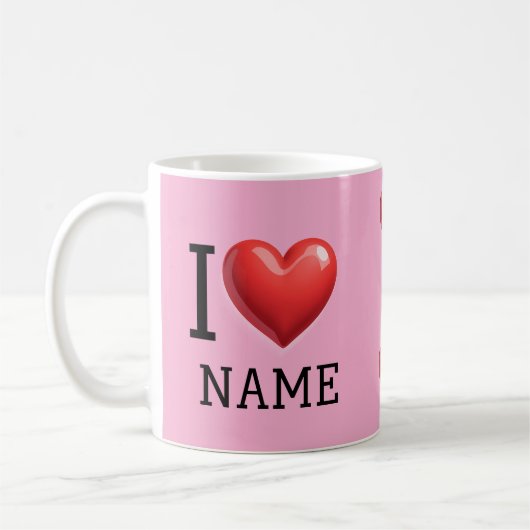 I Heart Kaffeetasse (Links)