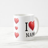 I Heart Kaffeetasse (VorderseiteRechts)