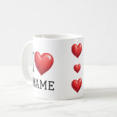 I Heart Kaffeetasse (Vorderseite Links)