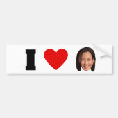 I Heart Kamala Harris Autoaufkleber (Vorne)