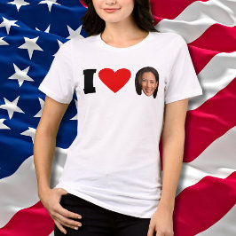 I Heart Kamala Harris Tri-Blend Shirt