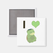 I Heart Kappa Magnet (Vorderseite/Rückseite)