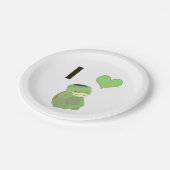I Heart Kappa Pappteller (Schrägansicht)