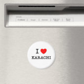 I Heart KARACHI Magnet (In Situ (Geschirrspüler))