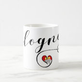 I Heart Köln, Köln, NRW, Deutschland Kaffeetasse (Mittel)