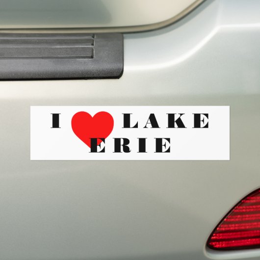 I heart Lake Erie Autoaufkleber (Auf Auto)