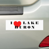 I heart lake Huron Autoaufkleber (Auf Auto)
