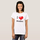 I Heart Liebe Boston T-Shirt (Vorne ganz)