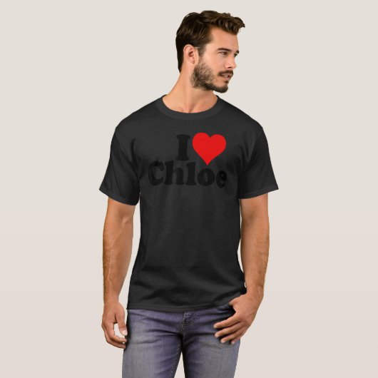I Heart Liebe Chloe 1 T-Shirt (Vorne ganz)