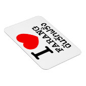 I Heart (Liebe) Farang Magnet (Rechte Seite)