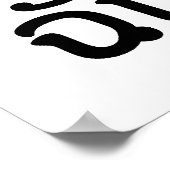 I Heart (Liebe) Farang Poster (Ecke)