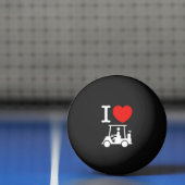 I Heart (Liebe) Golf Cart Ping-Pong Ball (Netto)