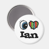 I Heart (Liebe) Ian Magnet (Vorderseite/Rückseite)