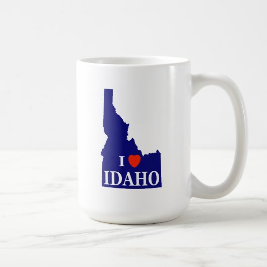 I Heart (Liebe) Idaho Kaffeetasse (Rechts)