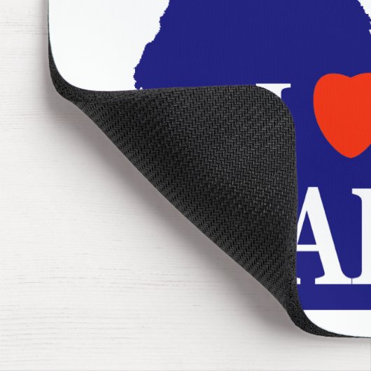 I Heart (Liebe) Idaho Mousepad (Ecke)