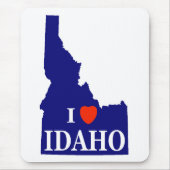 I Heart (Liebe) Idaho Mousepad (Vorne)