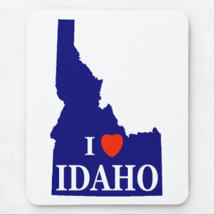 I Heart (Liebe) Idaho Mousepad