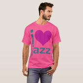 I Heart (Liebe) Jazz T-Shirt (Vorne ganz)