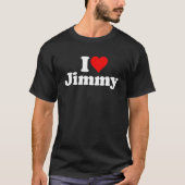 I Heart Liebe Jimmy Jim James 1 T-Shirt (Vorderseite)