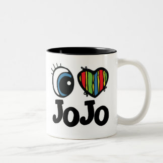I Heart (Liebe) JoJo Zweifarbige Tasse