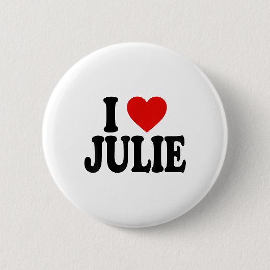 I Heart Liebe Julie _1 Button (Vorderseite)